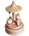 四個小熊 木質音樂盒 MUSIC BOX